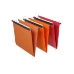 Lot de 25 Dossiers suspendus Kraft orange SICLA  380 (pour Tiroir)