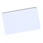 Lot de 50 Badges PVC laminé 50/100e blanche 86 x 54 mm