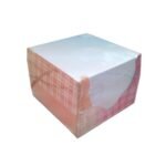 Lot de 6 Bloc-cube 95 x 95 x 95 mm Blanc 500 feuillets