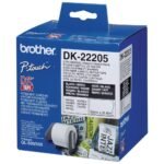 Rouleau papier BROTHER DK22205 étiquette 62 mm x 30,48 m Blanc – Image 2