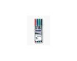 Pochette de 4 Feutres permanents Lumocolor STAEDTLER Pointe fine 4 Couleurs assorties – Image 2