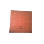 Répertoire téléphonique carré en similicuir Coul Marron