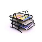 Corbeille à courrier Métallique Express 3 Niveaux