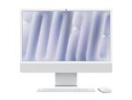 Apple iMac 24" (2024) - Apple M4 10 cœurs 16 Go SSD 256 Go Écran Retina 4.5K macOS Sequoia Argent (MWUU3FN/A)
