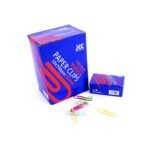 10 Boites de 100 Trombones plastifiées JKC Couleurs 33 mm