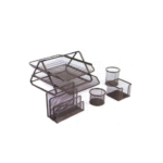 Ensemble de bureau métallique 5 pièces