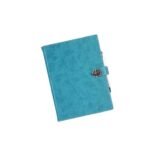 Agenda journalier à spirales avec fermoir 90g/m² 16,5 x 23,5 cm Coloris au choix