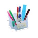 Porte Accessoires de Bureau Transparent en Plastique ARK 766 – Image 5