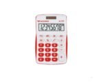 Calculatrice électronique ACCORD AC-979 - 8 Chiffres Rouge & Blanche