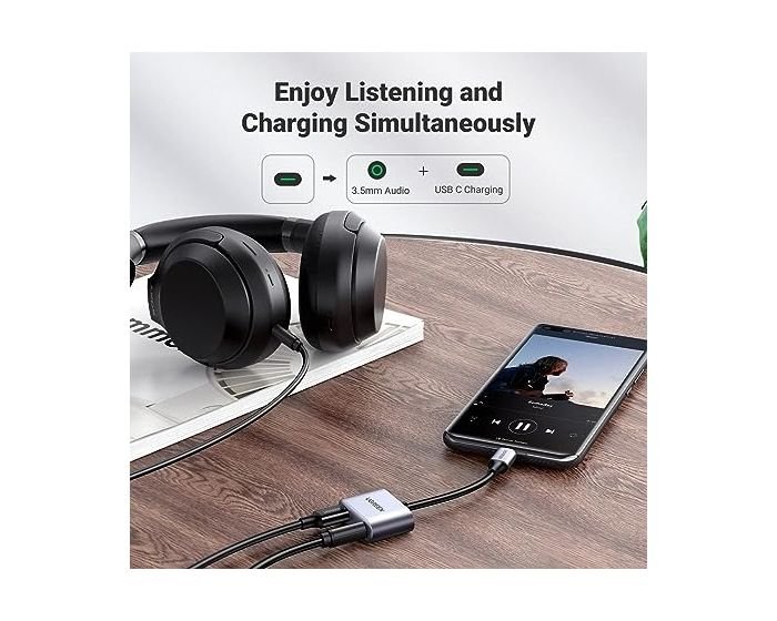 ADAPTATEUR UGREEN USB-C VERS 1x TYPE-C & 1x AUDIO (60164) – Image 6