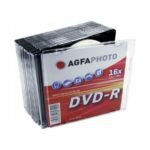 Boite de 10 DVD-R Vierges AGFA en pochette