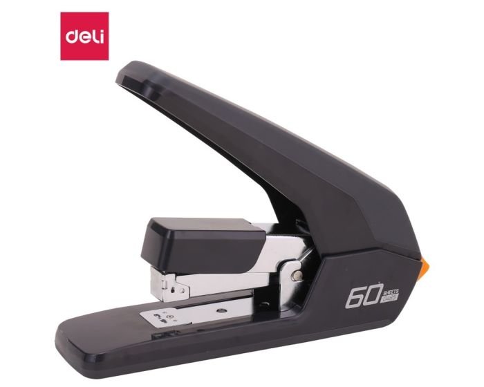 AGRAFEUSE ROBUSTE SANS EFFORT DELI-E0465  Agrafes 60 feuilles 24/6 & 24/8 & 23/10 – Image 2