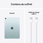 Tablette Apple iPad Air M2 (2024) 11 Pouces Wifi + Cellulaire 1 TB Blue (MUXT3QA/A)