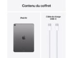 Tablette Apple iPad Air M2 (2024) 11 Pouces Wifi + Cellulaire 1 TB Space Grey (MUXR3QA/A)