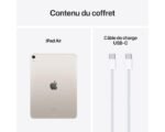 Tablette Apple iPad Air M2 (2024) 11 Pouces Wifi + Cellulaire 1 TB Starlight (MUXU3QA/A) – Image 8
