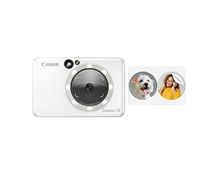 Appareil photo couleur instantané Canon Zoemini S2, Blanc perle (4519C007AB) – Image 5