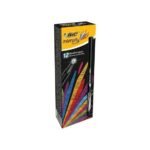 Pack de 12 Stylos feutre BIC Intensity – Noir – Pointe ultra fine 0,4mm (942069)