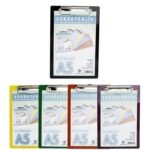 Lot de 5 Portes bloc A5 en plastique avec clapet