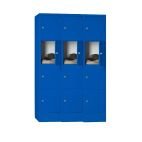 Bloc de Vestiaire Métallique à 3 Colonnes – 12 Cases avec Fermeture Cadenas – H198 × L90 × P45 cm – Coloris au choix – Image 8