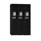 Bloc de Vestiaire Métallique à 3 Colonnes – 12 Cases avec Fermeture Cadenas – H198 × L90 × P45 cm – Coloris au choix – Image 4