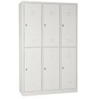 Bloc de Vestiaire Métallique à 3 Colonnes – 6 Cases avec Fermeture Cadenas – H198 × L90 × P45 cm – Coloris au choix – Image 6