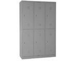 Bloc de Vestiaire Métallique à 3 Colonnes – 6 Cases avec Fermeture Cadenas – H198 × L90 × P45 cm – Coloris au choix – Image 4