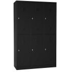 Bloc de Vestiaire Métallique à 3 Colonnes – 6 Cases avec Fermeture Cadenas – H198 × L90 × P45 cm – Coloris au choix – Image 8