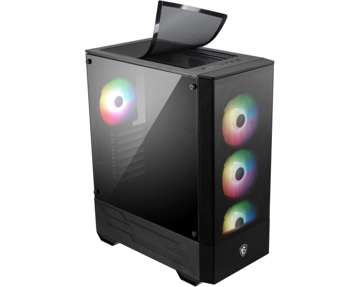 Boîtier PC Gaming MSI MAG FORGE 112R 376 x 210 x 464 mm 4 ventilateurs (306-7G16X23-809) – Image 7