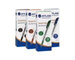 Boite de 10 stylos à Bille Atlas Smart Grip à pointe fine 0.7 mm coloris au choix (BP200F) – Image 7