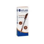 Boite de 10 stylos à Bille Atlas Smart Grip à pointe medium 0.1 mm coloris au choix (BP200M) – Image 6