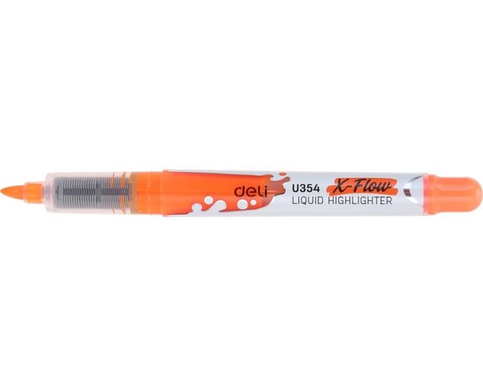Boite de 12 SURLIGNEURS DELI U35460 Orange – Image 3