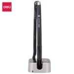 BOITE DE 24 STYLOS SUR SOCLE DELI-E6797 pointe ogive : 0,7 mm Noir – Image 6