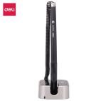 BOITE DE 24 STYLOS SUR SOCLE DELI-E6797 pointe ogive : 0,7 mm Noir – Image 9