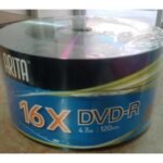 Boite de 50 DVD ARITA VIERGE 16X - DVD-R 4.7 Gb 120MIN