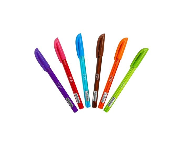 Boite de 50 Stylos à bille JOY ACCORD 1MM pointe médium assortis – Image 7