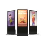 Borne interactive tactile infrarouge LCD sur pied interieur 43" 450 nits Noir (VT-AD4900) – Image 2