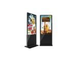 Borne interactive tactile infrarouge LCD sur pied interieur 43" 450 nits Noir (VT-AD4900)