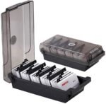 Boite de rangement cartes de visite BOSTON 500 cartes avec Index alphabétique – Image 2