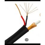 Câble coaxial KX7 avec double alimentation – bobine de 100 mètres