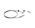 Câble de sécurité HP avec clé pour ordinateur portable, écran, station d'accueil et accessoires (6UW42AA) – Image 3