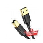 Câble Ugreen imprimante USB 2.0 A Mâle vers USB B Mâle 2M (20847)