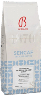 CAFÉ EN GRAINS Sencaf Décaféiné Intenso BARBERA 500 grammes – Image 2