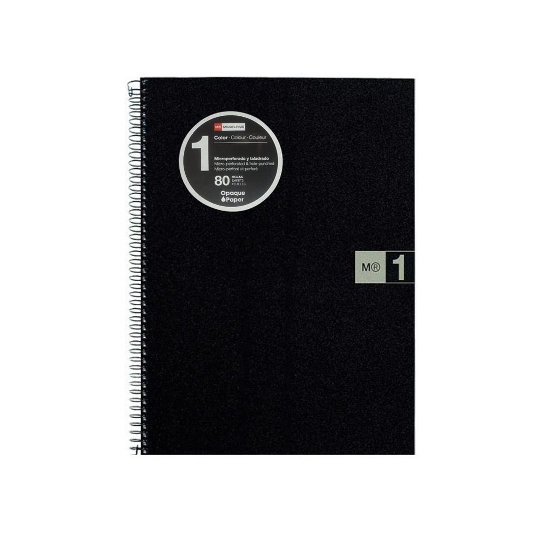 Cahier Spirale Bloc-note Miquelrius M®1 A4 - 80 feuilles - Papier Opaque 70g/m² – Image 3