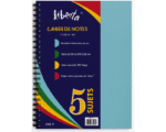 Cahier de notes Liberta 5 sujets 240 pages – Petits carreaux 5×5 mm ou Grands carreaux 10×10 mm – Image 3