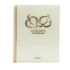 Cahier MINTRA Golden Notebook A4 Spirale dorée – Couverture rigide transparente – Image 5