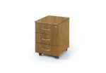 Caisson mobile en bois STANDARD 3 tiroirs 60*40*75 CHENE – Image 2