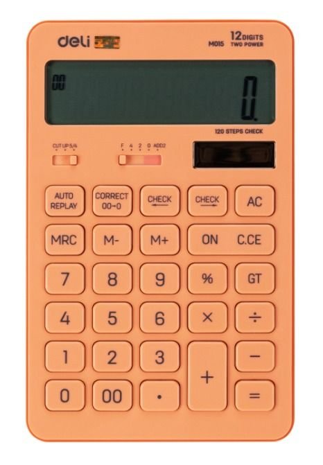 CALCULATEUR DE BUREAU DELI M01541 - 12 chiffres – Rose – Image 2