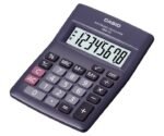 Calculatrice de bureau CASIO MW-5V-BK-W-DP 8 Chiffres Noir