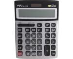 Calculatrice de bureau Deli 1616 - Gris Noir