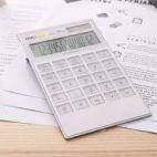 CALCULATRICE DE BUREAU DELI EM01211 plastique et métal Blanc – Image 4